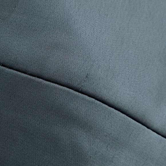 AFTER SIX Halter Neck Charmeuse Crepe Gown Sz.16R Scarf Tie Evergreen Flaws 0068 - Picture 10 of 13